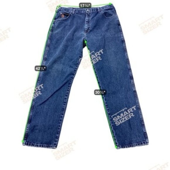 Wrangler Red Label 9650 Jeans 40X30 Vintage Y2K Denim Retired Fit Red Tab - Picture 4 of 5